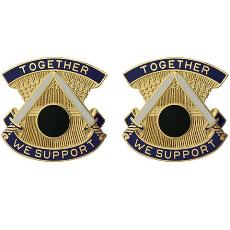 423rd Quartermaster Battalion Unit Crest (Together We Support)